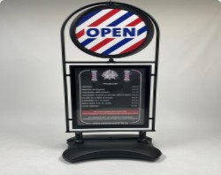 Roterend stoepbord