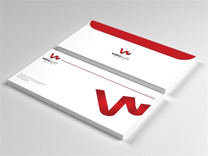 Vierkleurig envelop
